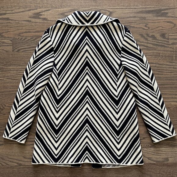 Tory Burch Chevron Peacoat - Picture 4 of 4
